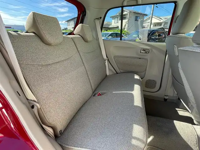 スズキ ラパン X 岩手県 2018(平30)年 4.7万km フェニックスレッドパール ７インチ純正ナビ　フルセグ　Ｂｌｕｅｔｏｏｔｈ　レーダーブレーキサポート　前席シートヒーター　ＵＶカットガラス　衝突安全ボディー　ウッドパネル　純正ＡＷ　フルオートエアコン　ＥＴＣ　ＨＩＤヘッドランプ