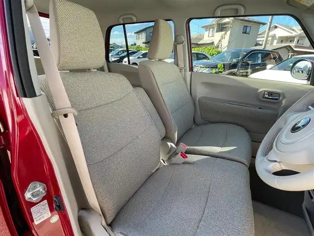 スズキ ラパン X 岩手県 2018(平30)年 4.7万km フェニックスレッドパール ７インチ純正ナビ　フルセグ　Ｂｌｕｅｔｏｏｔｈ　レーダーブレーキサポート　前席シートヒーター　ＵＶカットガラス　衝突安全ボディー　ウッドパネル　純正ＡＷ　フルオートエアコン　ＥＴＣ　ＨＩＤヘッドランプ