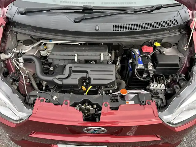 ダイハツ ミラ イース L SAⅢ 千葉県 2022(令4)年 0.6万km ファイアークォーツレッドM ケンウッドナビ　ドラレコ　ＥＴＣ　ＴＶ　ＢＴ　ＤＶＤ　スマートアシスト　オートマチックハイビーム　横滑り防止　キーレス バックセンサー アイドリングストップ　フロアマット