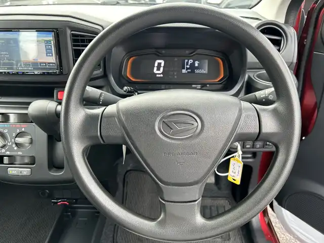 ダイハツ ミラ イース L SAⅢ 千葉県 2022(令4)年 0.6万km ファイアークォーツレッドM ケンウッドナビ　ドラレコ　ＥＴＣ　ＴＶ　ＢＴ　ＤＶＤ　スマートアシスト　オートマチックハイビーム　横滑り防止　キーレス バックセンサー アイドリングストップ　フロアマット