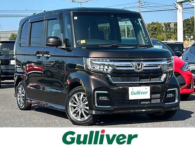 ホンダ Ｎ ＢＯＸ カスタム L 千葉県 2021(令3)年 5万km プレミアムグラマラスブロンズP 8型純正SDナビ/フルセグテレビ/Bluetooth/DVD/CD/衝突被害軽減システム/レーンアシスト/クルーズコントロール/バックカメラ/片側パワースライドドア/ETC/スマートキー/プッシュスタート/ドライブレコーダー/D/N席シートヒーター/ステアリングスイッチ/オートライト/純正アルミホイール/純正フロアマット/ドアバイザー/ウィンカーミラー