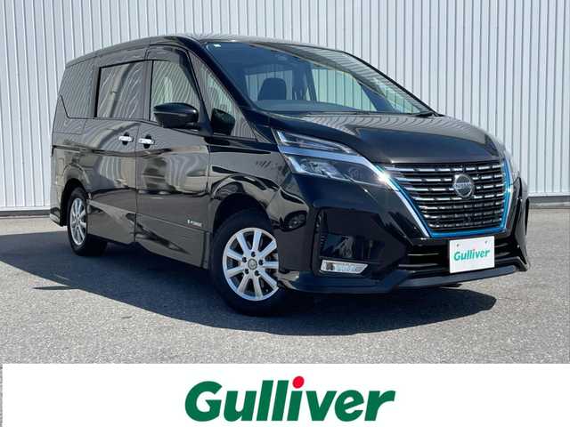 日産 セレナ e－パワー ハイウェイスター V 滋賀県 2020(令2)年 5.8万km ダイヤモンドブラック 純正SDナビ/・フルセグTV/・DVD/・Blu-ray/・CD/純正後席モニター/純正ドラレコ/純正ETC2.0/全方位カメラ/ハンズフリー両側パワースライドドア/LEDヘッドライト/オートライト/オートハイビーム/クルーズコントロール/前後コーナーセンサー/レーンキープアシスト/衝突被害軽減システム/社外アルミホイール/スマートキー