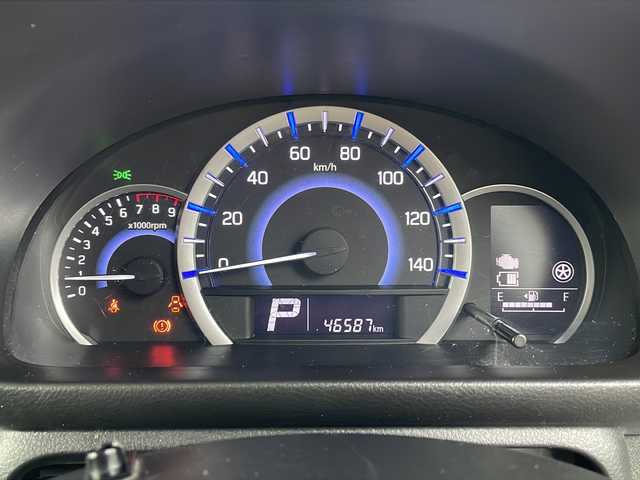スズキ スペーシア G リミテッド 福岡県 2017(平29)年 4.7万km ブルーイッシュブラックパール3 運転席シートヒーター　/ビルトインＥＴＣ　/前方ドライブレコーダー　/ＥＣＬＩＰＳＥナビ（Ｂｌｏｏｔｏｏｔｈ・ＣＤ・ラジオ・フルセグＴＶ）　/両側スライドドア　/ドアバイザー/レーンキープアシスト　/衝突被害軽減システム/オートライト/アイドリングストップ/横滑り防止機能/パワーステアリング/パワーウィンドウ/純正フロアマット/スペアキー1本/スマートキー/保証書/取扱説明書