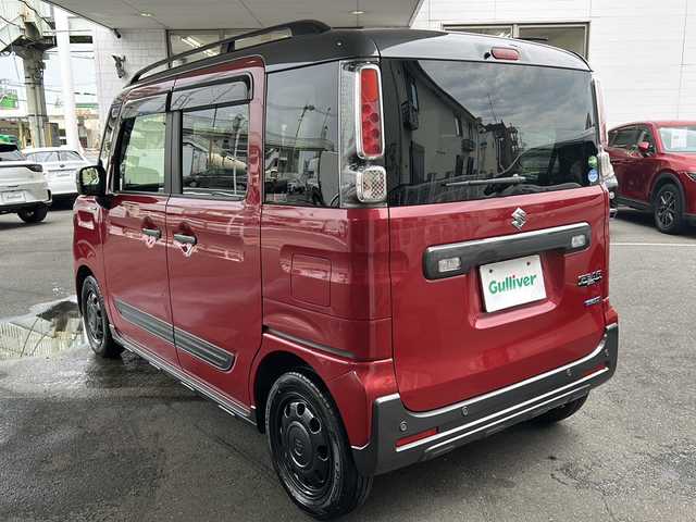 スズキ スペーシア ギア HYBRID XZ 京都府 2020(令2)年 2万km フェニックスレッドパール/ガンメタリック2トーンルーフ 純正ＳＤナビ　/フルセグテレビ　/両側パワスラ　　/デュアルカメラブレーキサポート　/バックカメラ　/コーナーセンサー　/２トンカラー/クローズコントロール　/シートヒーター　/ドライブレコーダー/ウィンカーミラー/ハイブリッド車/パーキングアシスト/アイドリングストップ/横滑り防止装置/レーンキープアシスト/盗難防止装置/オートライト/衝突被害軽減システム/Wサイドエアバッグ/LEDヘッドライト