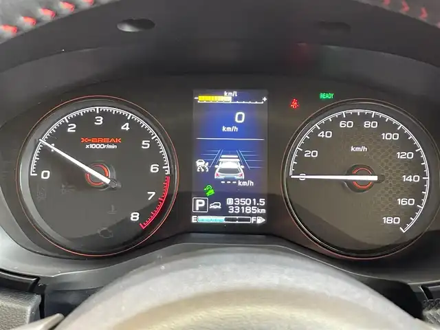 スバル フォレスター ハイブリッド X－ブレイク 岩手県 2021(令3)年 3.4万km クリスタルホワイトP ４WD/e-BOXER/ルーフレール/アイサイトツーリングアシスト/プリクラッシュブレーキ/全車速追従機能付きクルーズコントロール/アクティブレーンキープ/AT誤発進抑制機能/コーナーセンサー/ステアリング連動ヘッドランプ/X-MODE/ヒルディセントコントロール/パワーシート/シートヒーター/ステアリングヒーター/純正ナビ/（CD/DVD/フルセグ/USB/Bluetooth）/ステアリングスイッチ/バックカメラ・サイドカメラ/ETC2.0/ドライブレコーダー/LEDヘッドライト/純正17インチアルミホイール