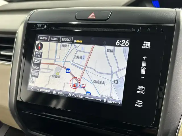 ホンダ フリード ハイブリット G ホンダセンシング 大阪府 2017(平29)年 1.7万km モダンスティールM 純正SDナビ（CD/DVD/Bluetooth）/フルセグTV/バックカメラ/衝突軽減システム/レーンアシスト/ドライブレコーダー/アイドリングストップ/クルーズコントロール/プッシュスタート/両側パワースライドドア/LEDヘッドライト/ETC