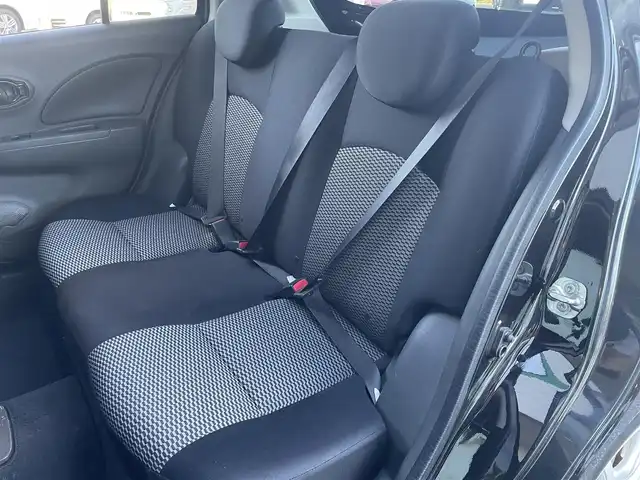 日産 マーチ 12X FOUR Vセレクション 青森県 2017(平29)年 9.7万km ピュアブラック パートタイム４WD/純正ナビ/フルセグTV/CD/BT/バックカメラ/オートライト/スマートキー/社外エンジンスターター/電動格納ミラー/パワーウインドウ/横滑り防止装置/純正フロアマット/純正ドアバイザー