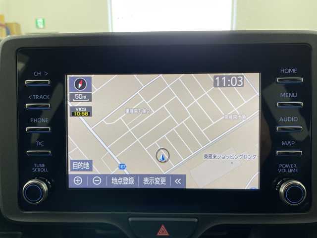 トヨタ ヤリス ハイブリッド X 道央・札幌 2020(令2)年 4万km グレー ・４WD／ハイブリッド/・寒冷地仕様/・トヨタセーフティセンス/・レーダークルーズコントロール/・プリクラッシュセーフティ/・純正ディスプレイオーディオ　/・ナビ・Bluetooth・USB/・バックカメラ/・ビルトインETC/・オートライト/オートハイビーム/・スタッドレス積み込み有