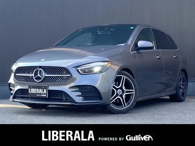 メルセデス・ベンツ Ｍ・ベンツ Ｂ２００ｄ AMGライン 栃木県 2023(令5)年 1.3万km マウンテングレー パノラマサンルーフ　/アドバンスドパッケージ  /HUD /レーダーセーフティパッケージ /全方位カメラ　/純正ナビ　/フルセグ　/パワーシート　/シートヒーター　/ハーフレザー　/電動リアゲート　/ETC /マルチビームLED/純正18インチAW