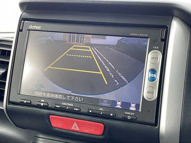 ホンダ Ｎ ＢＯＸ G Lパッケージ 徳島県 2014(平26)年 9.2万km プレミアムホワイトパール 社外7型ナビ　VXM-145VSi/（ラジオ/DISC/BT/SD/ワンセグ）/バックカメラ/両側イージークローザードア/純正14インチアルミホイール/純正フロアマット/ETC/アイドリングストップ/プッシュスタート/運転席ハイトアジャスター/ヘッドランプレベライザー/プラズマクラスター搭載オートエアコン/スマートキー/スペアキー/横滑り防止装置