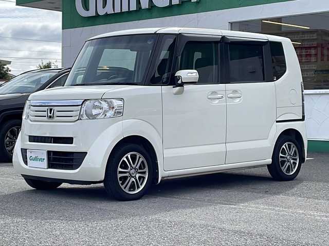 ホンダ Ｎ ＢＯＸ G Lパッケージ 徳島県 2014(平26)年 9.2万km プレミアムホワイトパール 社外7型ナビ　VXM-145VSi/（ラジオ/DISC/BT/SD/ワンセグ）/バックカメラ/両側イージークローザードア/純正14インチアルミホイール/純正フロアマット/ETC/アイドリングストップ/プッシュスタート/運転席ハイトアジャスター/ヘッドランプレベライザー/プラズマクラスター搭載オートエアコン/スマートキー/スペアキー/横滑り防止装置