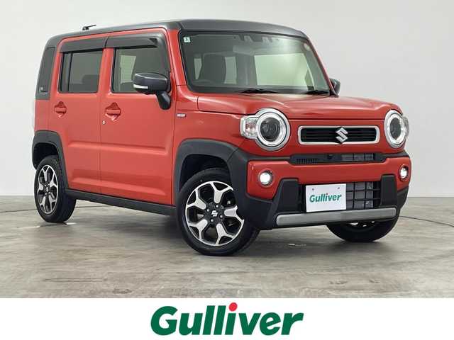 スズキ ハスラー HYBRID X 群馬県 2020(令2)年 5.7万km バーミリオンオレンジ/ガンメタリック2トーン スズキコネクトナビ　全方位モニター　ＬＥＤ　ハイビームアシスト　シートヒーター　純正１５インチＡＷ　ステアリングリモコン　純正フロアマット　ＥＴＣ２．０　ドライブレコーダー　スマートキー　禁煙車