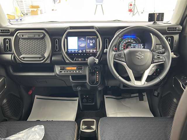 スズキ ハスラー Jスタイル Ⅱ ターボ 福島県 2023(令5)年 1.1万km シフォンアイボリーメタリック/ウッディブラウン2トーンルーフ /禁煙車　//純正９型ナビ　//全周囲カメラ　//ＥＴＣ　//フルセグ　//ドラレコ　//衝突軽減装置　//レーダークルーズ　//スマートキー　//前席シートヒーター　//パドルシフト　//オートライト　//オートエアコン　//クリアランスソナー