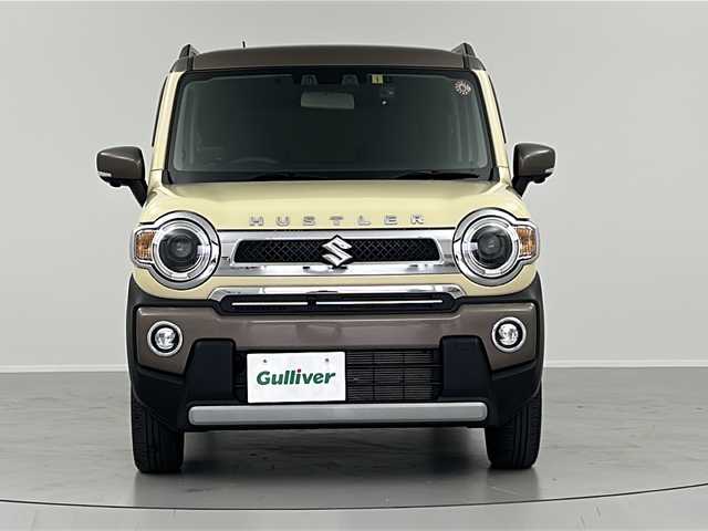 スズキ ハスラー Jスタイル Ⅱ ターボ 福島県 2023(令5)年 1.1万km シフォンアイボリーメタリック/ウッディブラウン2トーンルーフ /禁煙車　//純正９型ナビ　//全周囲カメラ　//ＥＴＣ　//フルセグ　//ドラレコ　//衝突軽減装置　//レーダークルーズ　//スマートキー　//前席シートヒーター　//パドルシフト　//オートライト　//オートエアコン　//クリアランスソナー