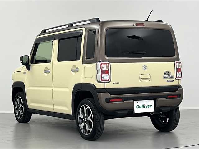 スズキ ハスラー Jスタイル Ⅱ ターボ 福島県 2023(令5)年 1.1万km シフォンアイボリーメタリック/ウッディブラウン2トーンルーフ /禁煙車　//純正９型ナビ　//全周囲カメラ　//ＥＴＣ　//フルセグ　//ドラレコ　//衝突軽減装置　//レーダークルーズ　//スマートキー　//前席シートヒーター　//パドルシフト　//オートライト　//オートエアコン　//クリアランスソナー