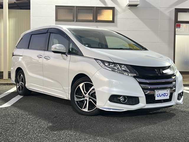ホンダ オデッセイ アブソルート 東京都 2015(平27)年 10.8万km ホワイトオーキッドパール (株)IDOMが運営する【じしゃロン国分寺店】の自社ローン対象車両になります。こちらは現金ご利用時の価格です。自社ローンご希望の方は別途その旨お申付け下さい。/ホンダセンシング/両側パワースライドドア/Gathersフリップダウンモニター/純正メモリナビ（Gathers VXM-155VFEi）/フルセグテレビ/フロントカメラ・バックカメラ/ETC