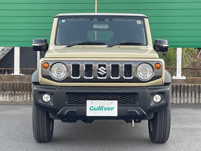 スズキ ジムニー ノマド FC 茨城県 2025(令7)年 0.3万km ベージュ ワンオーナー/セーフティーサポート/9型KEWOODナビ/ビルトインETC/バックカメラ/Bluetooth/フルセグTV/４WD/クリアランスソナー/アイドリングストップ/レーダークルーズコントロール/HDMI/シートヒーター/フロアマット/背面タイヤ/横滑り防止装置/レーンキープアシスト/オートライト/LEDヘッドライト/コーナーセンサー後方/衝突軽減システム/社外テール（純正テール積み込み）