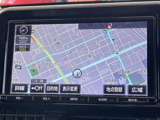 トヨタ Ｃ－ＨＲ G 岐阜県 2017(平29)年 6.2万km メタルストリームM /純正9インチSDナビ/(AM/FMCD/フルセグTV//SD/BT)//メーカーOP/(Bi-Beam LEDヘッドランプ)/(LEDシーケンシャルターンランプ)/(LEDデイライト)/(バックカメラ)/(アクセサリーコンセント)//Toyota Safety Sense P/(プリクラッシュセーフティシステム)/(レーンディパーチャーアラート)/(オートマチックハイビーム)/(レーダクルーズコントロール)//ブラインドスポットモニター//前方ドライブレコーダー//ハーフレザー//前席シートヒーター//純正ドアバイザー//純正フロアマット//純正18インチアルミホイール//スペアキー×1//ETC2.0