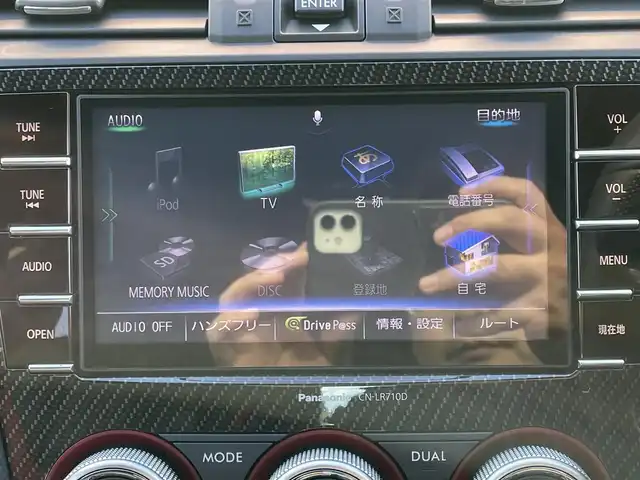 スバル ＷＲＸ ＳＴＩ STI タイプS 和歌山県 2015(平27)年 12.3万km クリスタルホワイトP 6速MT/純正7インチナビ（CN-LR710D)/バックカメラ/フルセグTV/横滑り防止/オートライト/前後コーナーセンサー/ビルトインETC/シートヒーター/シートメモリー/パワーシート/LEDヘッドライト/フォグランプ/ステアリングリモコン