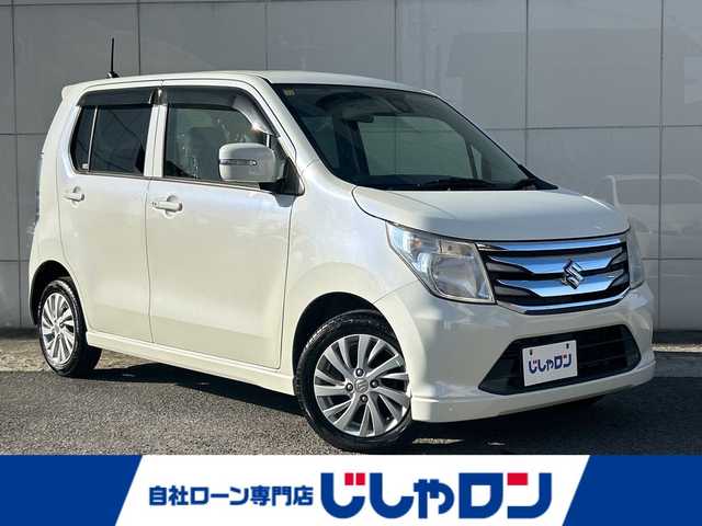 スズキ ワゴンＲ FZ 埼玉県 2014(平26)年 7.2万km クリスタルホワイトP (株)IDOMが運営する【じしゃロン熊谷店】の自社ローン専用車両になりますこちらは現金またはオートローンご利用時の価格です。自社ローンご希望の方は別途その旨お申付け下さい/社外ナビ　NX615/（フルセグTV/Bluetooth/CD/DVD/AM/FM）/ETC/バックカメラ/レーダーブレーキサポート/アイドリングストップ/プッシュスタート/スマートキースペア×１/運転席シートヒーター/フロアマット/純正14インチAW/ウィンカーミラー/ドアバイザー/ステアリングスイッチ/フルフラットシート/合皮ハンドルカバー/車両・ナビ取扱説明書