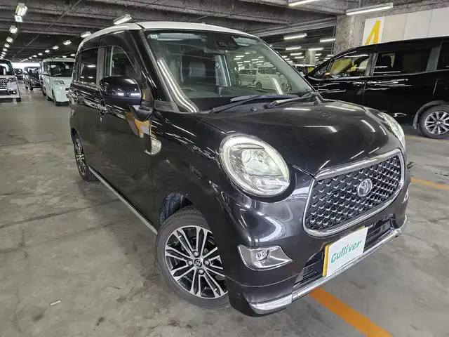 トヨタ ピクシスジョイ F Gターボ SAⅢ プライムコレ 宮崎県 2021(令3)年 5.7万km ブラックマイカメタリック 〇ワンオーナー/〇社外ナビ/〇フルセグTV/〇バックカメラ/〇ETC/〇スマートアシスト３/〇衝突回避支援ブレーキ機能（対車両・歩行者）/〇衝突警報機能/〇車線逸脱警報機能/〇LEDヘッドランプ/〇オートライト/〇オートエアコン/〇シルバー加飾付き革巻きステアリングホイール/〇ステアリングスイッチ/〇ブラック合皮シート/〇前席シートヒーター/〇純正15インチアルミ/〇キーフリーシステム/プッシュボタンスタート/〇禁煙車