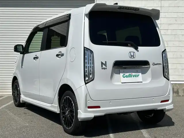 ホンダ Ｎ ＷＧＮ カスタム Lターボ 新潟県 2023(令5)年 2.8万km プラチナホワイトパール 純正ナビ/（フルセグTV/BT/FM/AM）/衝突軽減/クルーズコントロール（追従有）/バックカメラ/コーナーセンサー/アイドリングストップ/前後ドライブレコーダー/LEDヘッドライト/AUTOライト/パドルシフト/革巻きステアリング/ステアリングスイッチ/レザーシート/シートヒーター/ETC/横滑り防止/プッシュスタート/スマートキー