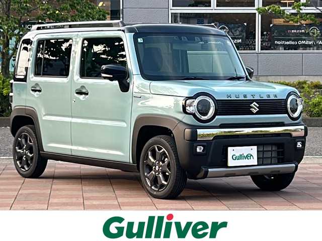 スズキ ハスラー タフワイルド・ターボ 福島県 2025(令7)年 0.1万km オフブルーメタリック/ブラック 2トーン 純正ナビゲーション/【CD/DVD/USB/BT/TV】/全方位モニター/ドライブレコーダー/ビルトインETC/スズキコネクト対応通信装着車/デュアルカメラブレーキサポート/アダプティブクルーズコントロール/車線逸脱抑制機能/車線逸脱警報機能/ふらつき警報機能/先行車発進お知らせ機能/標識認識機能/誤発進抑制機能/後退時ブレーキサポート/後方誤発進抑制機能/前席シートヒーター/パドルシフト/ステアリングリモコン/LEDオートライト/LEDフォグランプ/シートバックテーブル/純正フロアマット