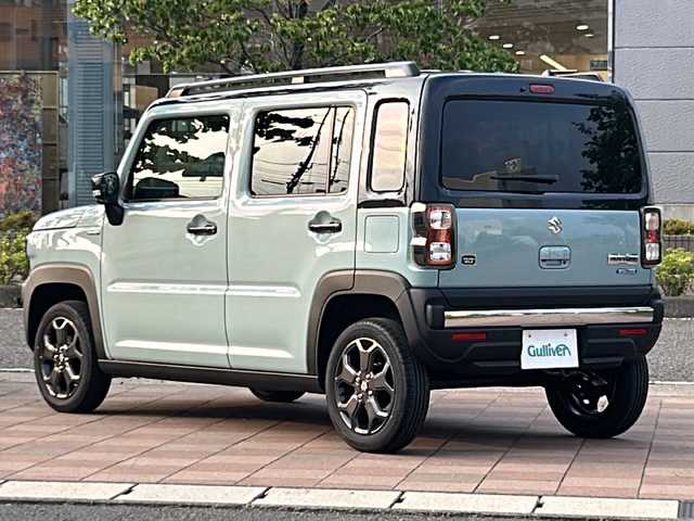 スズキ ハスラー タフワイルド・ターボ 福島県 2025(令7)年 0.1万km オフブルーメタリック/ブラック 2トーン 純正ナビゲーション/【CD/DVD/USB/BT/TV】/全方位モニター/ドライブレコーダー/ビルトインETC/スズキコネクト対応通信装着車/デュアルカメラブレーキサポート/アダプティブクルーズコントロール/車線逸脱抑制機能/車線逸脱警報機能/ふらつき警報機能/先行車発進お知らせ機能/標識認識機能/誤発進抑制機能/後退時ブレーキサポート/後方誤発進抑制機能/前席シートヒーター/パドルシフト/ステアリングリモコン/LEDオートライト/LEDフォグランプ/シートバックテーブル/純正フロアマット