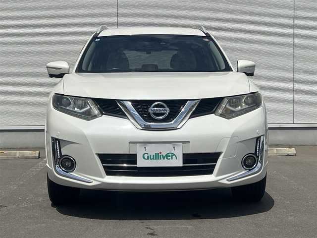 日産 エクストレイル ハイブリッド モード・プレミア 秋田県 2016(平28)年 9.7万km ブリリアントホワイトパール ４WD/衝突軽減システム/LEDヘッドライト/社外アルミ/スマートキー/アイドリングストップ/プッシュスタート/コーナーセンサー/ダウンヒルアシストコントロール/ステアリングスイッチ/前席シートヒーター/純正エンジンスターター/ETC/ルーフレール/純正フロアマット/純正ドアバイザー/オートライト/オートエアコン/パワーステアリング/パワーウィンドウ/横滑り防止/電動格納ウィンカーミラー/保証書/取扱説明書/記録簿