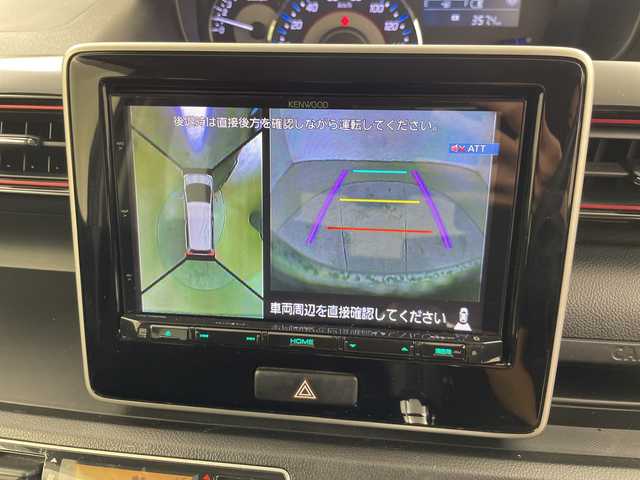 スズキ ワゴンＲ スティングレー HYBRID X 道央・札幌 2017(平29)年 5.7万km ムーンライトバイオレットPM ・４WD/ハイブリット/・デュアルカメラブレーキサポートな/・衝突被害軽減ブレーキ/誤発進抑制機能/・後退時ブレーキサポート/・ケンウッド8インチナビ/・Bluetooth/フルセグ/・全方位カメラ/バックカメラ/・シートヒーター/・ダウンサス/・LEDライト/オートハイビーム/・HUD