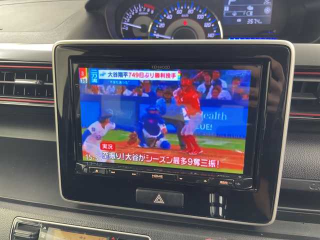 スズキ ワゴンＲ スティングレー HYBRID X 道央・札幌 2017(平29)年 5.7万km ムーンライトバイオレットPM ・４WD/ハイブリット/・デュアルカメラブレーキサポートな/・衝突被害軽減ブレーキ/誤発進抑制機能/・後退時ブレーキサポート/・ケンウッド8インチナビ/・Bluetooth/フルセグ/・全方位カメラ/バックカメラ/・シートヒーター/・ダウンサス/・LEDライト/オートハイビーム/・HUD