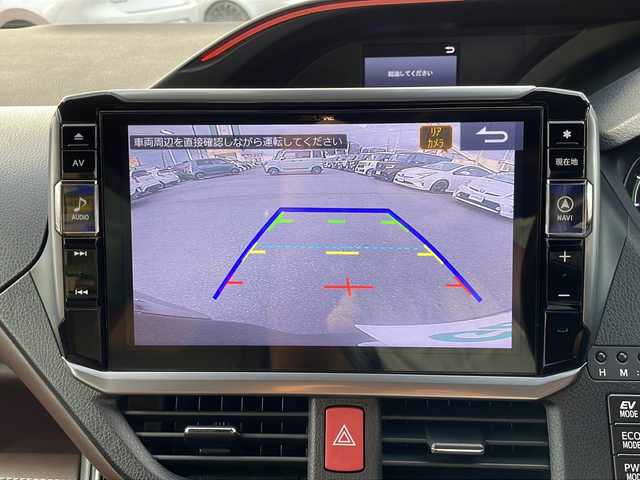 トヨタ エスクァイア ハイブリッド Gi プレミアムパッケージ 山口県 2020(令2)年 7.5万km ブラック Toyota Safety Sense C/(衝突回避支援/レーンディパーチャーアラート/オートマチックハイビーム)/フロントエアロ（TRD　SPORTIRO）/社外１１インチメモリナビ(アルパイン　EX11Z-EQ)/（AM/FM/CD/DVD/BT/フルセグ）/バックカメラ/両側電動スライドドア/クルーズコントロール/LEDオートライト/ハーフレザーシート/シートヒーター/１７インチアルミホイール/ドライブレコーダー　（AG421-DRC）/スマートキー/ビルトインETC