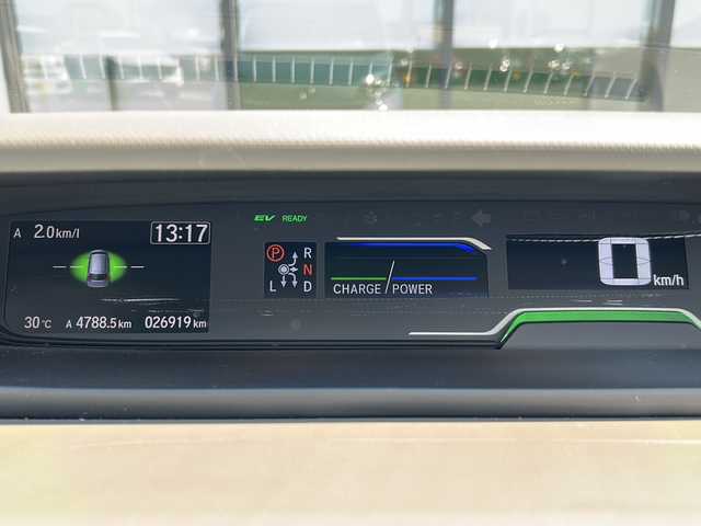 ホンダ フリード ハイブリット G ホンダセンシング 岐阜県 2019(令1)年 2.7万km シーグラスブルーパール 登録時走行距離26919km/純正ナビ/フルセグＴＶ/バックモニター/両側パワースライドドア/ラジアルタイヤ（４本)/クルーズコントロール/レーンキープアシスト/シートヒーター/純正フロアマット/前後ドライブレコーダー/禁煙車/プッシュスタート/スマートキー/後席サンシェード/衝突被害軽減システム/LEDヘッドライト/オートライト/社外15インチアルミホイール/CDチェンジャー/Bluetooth接続/USB入力端子/ETC