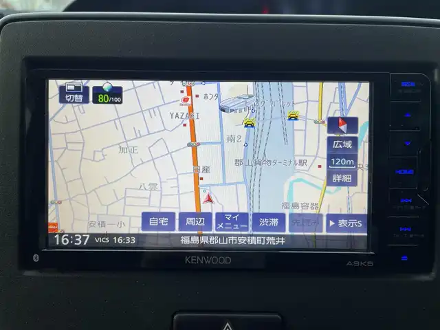 マツダ フレア ハイブリッド XS 福島県 2018(平30)年 3.2万km ガンＭ 純正ナビ/ＡＭ／ＦＭ／ＶＤ／ＤＶＤ／フルセグＴＶ/Ｂｌｕｅｔｏｏｔｈ/バックカメラ/ヘッドアップディスプレイ/レーンディパーチャーアラートブレーキサポート/前後ドライブレコーダー
