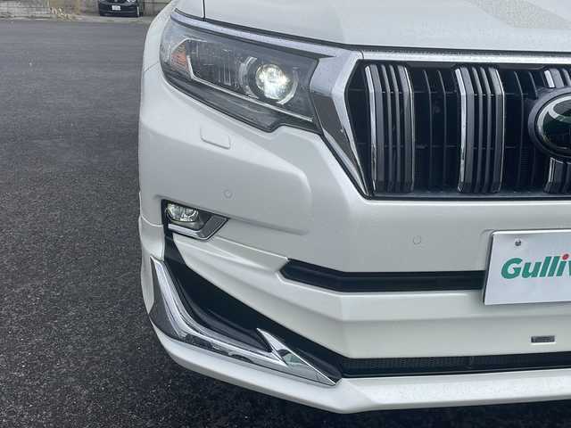 トヨタ ランドクルーザー プラド TX Lパッケージ 茨城県 2021(令3)年 3.7万km ホワイトパールクリスタルシャイン ALPINE9型ナビ/レーダークルーズコントロール/ビルトインETC/ドライブレコーダ/サンルーフ/パワーシート/レザーシート/シートヒーター/エアシート/横滑り防止装置/コーナーセンサー/レーンキープアシスト/衝突軽減システム/オートライト/オートマチックハイビーム/LEDヘッドライト/モデリスタエアロ/純正フロアマット/純正19インチアルミホイール/４WD