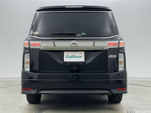 日産 エルグランド 250ハイウェイスターS 岡山県 2022(令4)年 3.8万km 黒 純正10インチナビ/（CD/DVD/BT/TV）/純正12.1インチ後席モニター/全方位カメラ/両側パワースライドドア/電動リアゲート/衝突軽減ブレーキ/レーンアシスト/ブラインドスポットモニター/オートハイビーム/LEDヘッドライト/フォグランプ/ビルトインETC