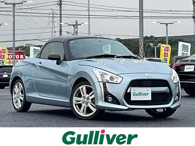 ダイハツ コペン ローブ 千葉県 2014(平26)年 7.3万km リキッドシルバーM 純正ナビ/ＣＤ、ＳＤ、ＵＳＢ/ワンセグＴＶ/ＥＴＣ/バックカメラ/衝突被害軽減ブレーキ/純正フロアマット/前席シートヒーター/ＭＴモード付ＡＴ/スマートキー/プッシュスタート/保証書、取扱説明書