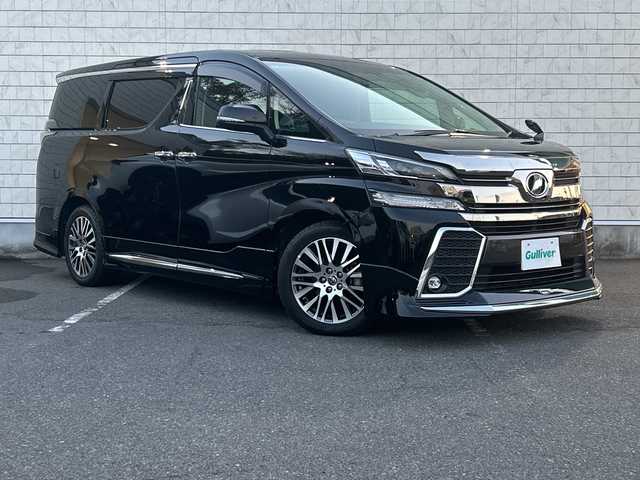 トヨタ ヴェルファイア Z Gエディション 大阪府 2016(平28)年 5.6万km ブラック １０インチナビ（フルセグ/Bluetooth)/フルモデリスタ　/後席モニター　/両側パワスラ/衝突被害軽減システム　/レーンキープアシスト　/横滑り防止装置　/オートマチックハイビーム　/バックカメラ　/パワーシート　/ハーフレザー　/純正アルミホイール/純正フロアマット/純正LEDライト/ビルトインETC/ドライブレコーダー/スペアキー1本