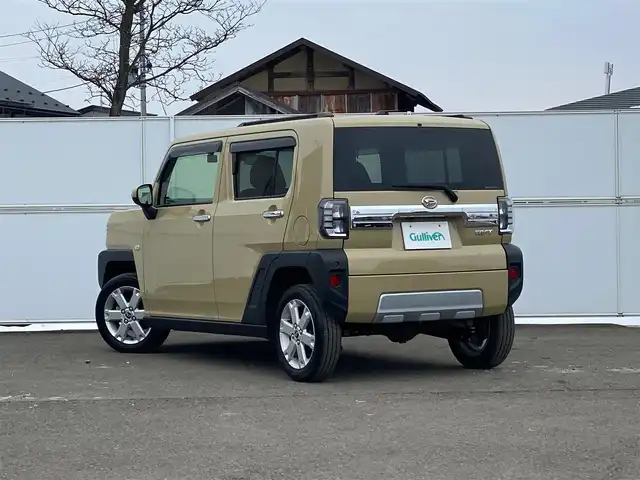 ダイハツ タフト G クロムベンチャー 岩手県 2022(令4)年 1.7万km サンドベージュメタリック 4WD/スマートアシスト/ガラスルーフ/社外メモリナビ/　CD/DVD/BT/フルセグTV/バックカメラ/LEDオートライト/フォグランプ/シートヒーター/純正15インチアルミホイール/ルーフレール/スマートキー/ETC