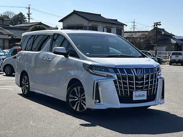 トヨタ アルファード S Cパッケージ 岐阜県 2022(令4)年 1.6万km ホワイトパールクリスタルシャイン 純正ナビ/サンルーフ/三眼ライト/両側パワースライドドア/LEDライト/フォグランプ/レザーシート/シートヒーター/エアシート/オットマン/パワーバックドア