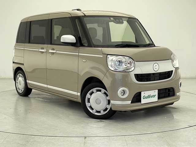 ダイハツ ムーヴ キャンバス G ホワイトアクセント リミテッド SAⅢ 千葉県 2019(令1)年 3.6万km ナチュラルベージュマイカM 社外メモリナビ（AVIC-RW810）FM・AM・DVD・CD・フルセグTV/全方位カメラ/両側パワースライドドア/衝突被害軽減ブレーキ/アイドリングストップ/コーナーセンサー/LEDヘッドライト/フォグランプ/ウィンカーミラー/オートライト/プッシュスタート/スマートキー/ETC