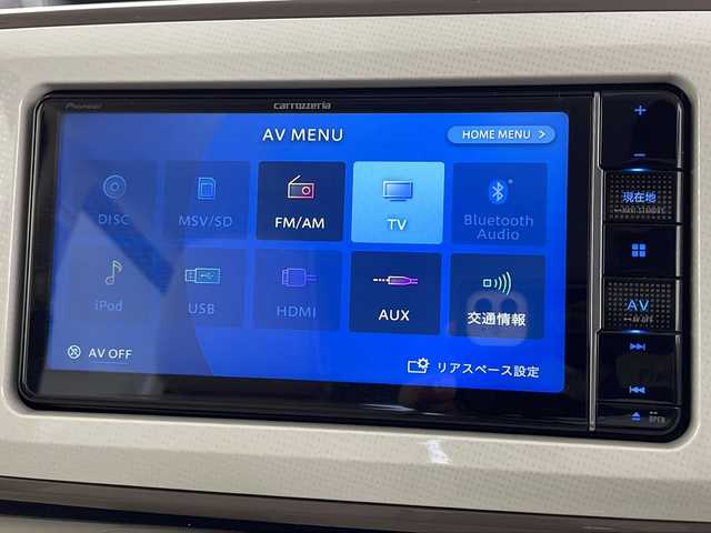 ダイハツ ムーヴ キャンバス G ホワイトアクセント リミテッド SAⅢ 千葉県 2019(令1)年 3.6万km ナチュラルベージュマイカM 社外メモリナビ（AVIC-RW810）FM・AM・DVD・CD・フルセグTV/全方位カメラ/両側パワースライドドア/衝突被害軽減ブレーキ/アイドリングストップ/コーナーセンサー/LEDヘッドライト/フォグランプ/ウィンカーミラー/オートライト/プッシュスタート/スマートキー/ETC