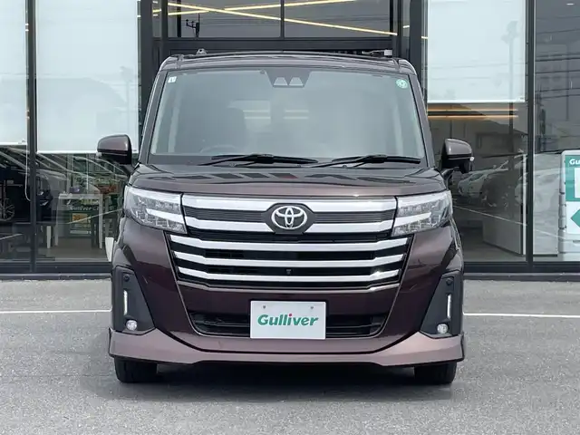 トヨタ ルーミー カスタムG－T 茨城県 2021(令3)年 3.7万km プラムブラウンパールクリスタルシャイン 純正ナビ/【AM・FM・CD・DVD・TV・SD・BT】/レーダークルコン/ETC/全方位カメラ/アイドリングストップ/両側パワスラ/ブレーキホールド/ステリモ/前後コーナーセンサー/オートライト/Fフォグ/LEDライト/純正アルミホイール/ドアバイザー/横滑り防止装置/レーンキープアシスト/衝突被害軽減システム