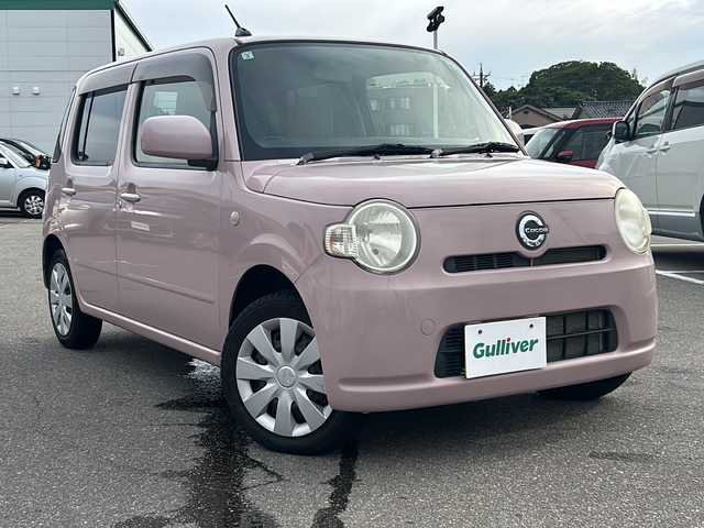 ダイハツ ミラ ココア L 石川県 2013(平25)年 4万km ムースピンクパール 4WD/純正CDプレーヤー/アイドリングストップ/横滑り防止/電動格納ミラー/リモコンキー/・キーレス/ハロゲンライト/スペアタイヤ車載/純正フロアマット/ドアバイザー/記録簿/取扱説明書