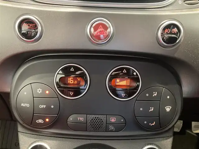 アバルト ５９５Ｃ ツーリズモ 熊本県 2018(平30)年 5.2万km ホワイト ・キーレス/・電動キャンバストップ/・赤革シート/・純正ディスプレイオーディオ/・ETC/・ドライブレコーダー(前方録画)/・HID/・純正マット