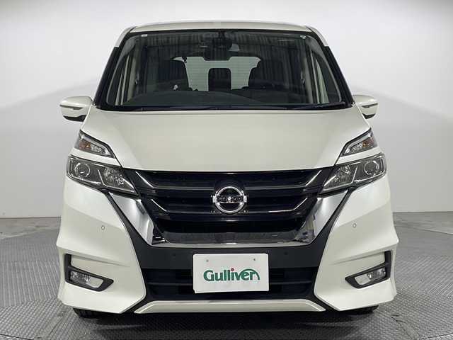 日産 セレナ ハイウェイスター プロパイロットED 広島県 2017(平29)年 5.5万km ブリリアントホワイトパール 純正9型ナビ/純正フリップダウンモニター/プロパイロット/ハンズフリーオートスライドドア/バックカメラ/衝突軽減ブレーキ/車線逸脱抑制/誤発進抑制/電動パーキングブレーキ/オートブレーキホールド/LEDヘッドランプ/オートライト/純正16インチAW/ETC/ドライブレコーダー