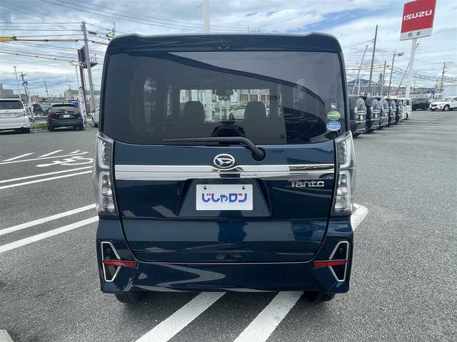 ダイハツ タント カスタム X 熊本県 2019(令1)年 8.2万km レーザーブルークリスタルシャイン (株)IDOMが運営する【じしゃロン熊本店】の自社ローン専用車両になりますこちらは現金またはオートローンご利用時の価格です。自社ローンご希望の方は別途その旨お申付け下さい/純正SDナビ【NSZN-Y69DS】/　（フルセグTV・Bluetooth・DVD・CD・USB・AM/FM）/ステアリングスイッチ/純正ドライブレコーダー/ビルトインETC/衝突軽減ブレーキ/コーナーセンサー/横滑り防止装置/アイドリングストップ/両側パワースライドドア/ISOFIX/ドアバイザー/電動格納ウィンカーミラー/純正14インチアルミホイール/純正フロアマット/純正LEDヘッドライト