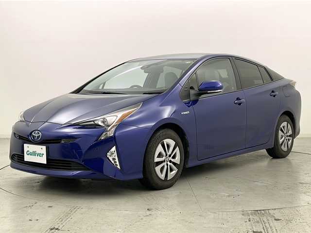 トヨタ プリウス A 宮城県 2016(平28)年 4.9万km ダークブルーマイカM 禁煙車/トヨタセーフティセンス/・レーダークルーズコントロール/・プリクラッシュセーフティ/・レーンディパーチャーアラート/・オートマチックハイビーム/ブラインドスポットモニター/ヘッドアップディスプレイ/インテリジェントパーキングアシスト/純正7型ナビ/・BT/CD/DVD/SD/USB/VTR/フルセグTV/バックカメラ/ビルトインETC/プッシュスタート/スマートキー/ステアリングスイッチ/横滑り防止装置/アイドリングストップ/LEDヘッドライト/LEDフォグランプ/純正15インチアルミホイール/社外フロアマット/防眩ミラー/純正トノカバー