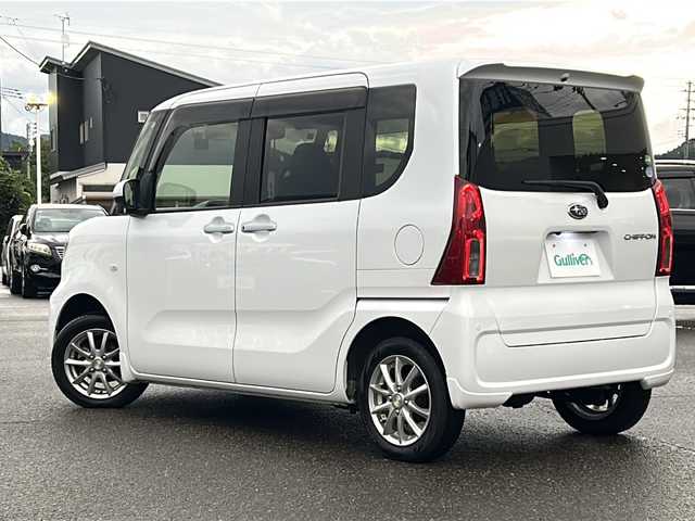 スバル シフォン G スマートアシスト 秋田県 2020(令2)年 2.6万km シャイニングホワイトパール 純正メモリナビ/純正CD、DVD、BT、フルセグ/バックカメラ/社外14インチアルミ/ドライブレコーダー/４WD/前後コーナーセンサー/ワンオーナー/スペアキー