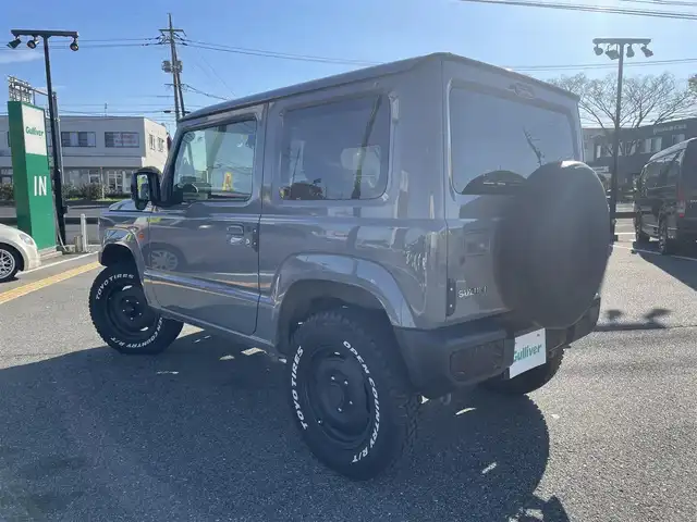 スズキ ジムニー XL 鳥取県 2022(令4)年 1.4万km ミディアムグレー ４・W・D・ターボ/ワンオーナー/社外DPオーディオ/DVD/CD/BT/USB/API0コンプリートカーTSシリーズ/API0フロントバンパー/API0フロントグリル/API016インチアルミ/API0背面タイヤカバー/TOYOオープンカントリータイヤ/レーダーブレーキサポート/前後ドライブレコーダー/前席シートヒーター/LEDヘットライト/オートハイビーム/プッシュエンジンスタート/アイドリングストップ/スペアキー